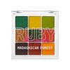 Ruby Kisses Eyeshadow Palette Highly Pigmented Eye Makeup 9 Shades Matte Shimmer Metallic Eyeshadow Palette (Madagascar Forest)