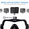 OCTOMASK - Frameless Dive Mask w/Mount for All GoPro Hero Cameras for Scuba Diving, Snorkeling, Freediving (Black)…