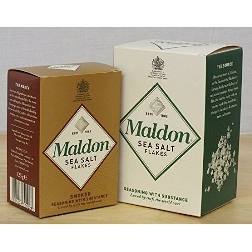 Maldon Sea Salt & Smoked Sea Salt Duo Pack