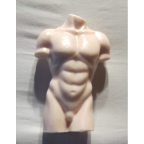 JOANNDLES nude male body soap bar 5-1/2" T x 4" W 9.50 OZ (Natural skin tone)