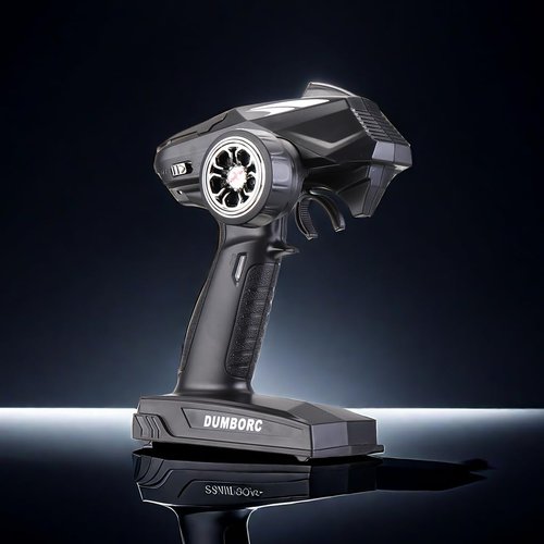 DUMBORC X4 RC Transmitter and Receiver X6F, 4 Channel Radio Remote Controller for RC Cars Boats Tanks Crawler Truck Driving