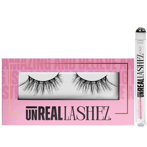 Reusable Plant Fibre Lashes That look Like Extensions - Faux Mink Wispy Lashes - Glam Luxury Thick Falsies Lashes - Transform Your Natural Eyelashes into Luscious Volume Lashes