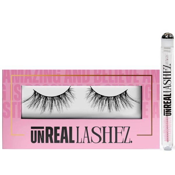 Reusable Plant Fibre Lashes That look Like Extensions - Faux Mink Wispy Lashes - Glam Luxury Thick Falsies Lashes - Transform Your Natural Eyelashes into Luscious Volume Lashes