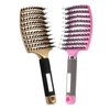 Hair Brush, Detangling Brush Getting Knots Out without Pain - Boar Bristle Hairbrush for Adult & Kids Wet or Dry Hair - Adds Shine and Makes Hair Healthier 2pcs
