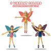 ArtCreativity Bendable Fairy, Set of 12 Flexible Fairy Princesses, Birthday Party Favors for Boys and Girls, Stress Relief Fidget Toys for Kids and Adults, Goody Bag Stuffers, Piñata Fillers