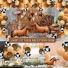 Jexine 146 Pcs Cowboy Birthday Party Decorations Western Party Balloon Garland Arch Kit Horse Balloons Cow Print Brown Blush Nude Balloons for Cowgirl Farm Horse Racing Derby Wild Party Baby Shower