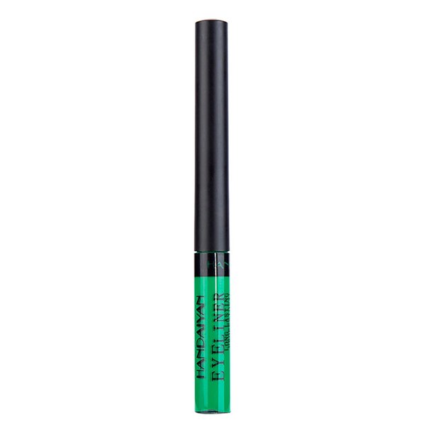 DekRion Liquid Eyeliner, Matte Colored Eyeliners, Green Eyeliner, White Black Red Brown Green Purple Waterproof High-pigmented Colorful Eyeliners Eye Makeup,1PC Green