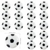 20Pcs Soccer Ball Cupcake Toppers Resin Soccer Cupcake Food Picks Sport Balls Baby Shower Wedding Birthday Party Cake Decorations Supplies