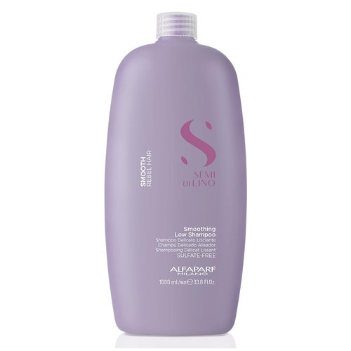 Alfaparf Milano Semi Di Lino Smooth Low Shampoo for Frizzy and Rebel Hair - Sulfate Free Shampoo - Straightens Controls Hydrates and Smoothes Unruly Hair, 33.8 fl. oz.