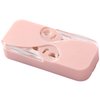 JIBIACB Dental Floss Portable Case/ Dispenser Automatic Dental Floss Picks Cases for Teeth Cleaning,Specialized Floss (Pink+Green)
