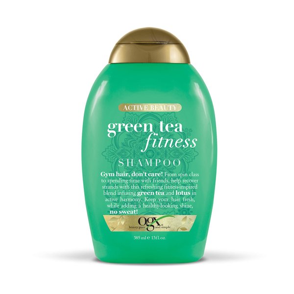 OGX Active Beauty Green Tea Fitness Shampoo, 13 Ounce (1 pack)