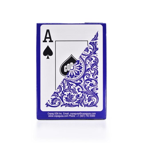 Copag Elite 100% Plastic Playing Cards, Poker Size (Standard) Jumbo Index Single Deck (Purple)