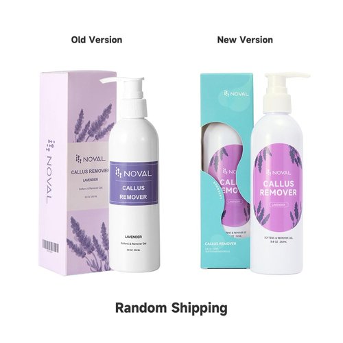 NOVAL Callus Remover for Feet Professional Callus Remover Gel - 8.8 Oz Powerful Extra Strength Gel Remove Hard Skins Heels and Soften Tough Callouses for Foot Spa Home Pedicure