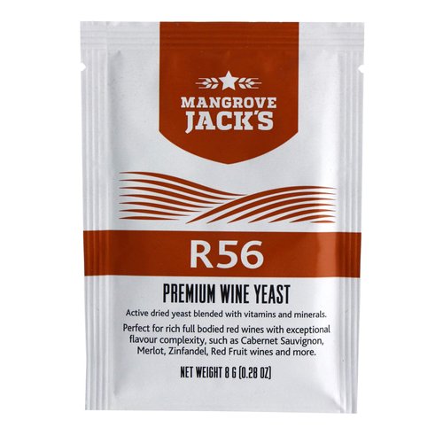 Mangrove Jacks Premium Wine Yeast R56 8g treats 23L Rich Full Bodied Complex Reds
