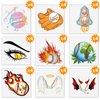 Metker baseball (160 PCS) kids waterproof temporary tattoos,children's temporary tattoo toys,boy face tattoo stickers, boy girl temporary tattoos