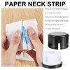 Barber Neck Strip Dispenser 1 Set Neck Roll Paper Box Neck Paper Roll Holder Neck Covering Paper Case Container for Haircut Styling Salon Neck Strip Collar Case