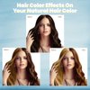 KAISASA Dark Brown Hair Dye Shampoo for Gray Hair, Hair Color Shampoo for Women&Men, Color Shampoo Hair Dye in Minutes/Semi-Permanent(17.6 FL OZ)