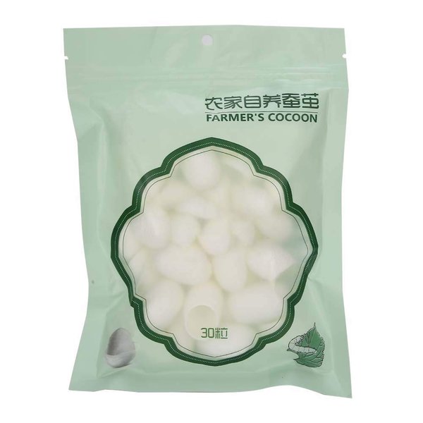 Silk Ball Facial Cleanser Balls, 30pcs Face Cleansing Silks Silkworm Finger Rub Removal Silkworm Balls Facial Cleanser Beauty Cleasing Tool Skin Care Face Massage Rub for Home