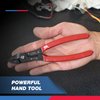 NEIKO 02037A Compact Wire Stripper | 4-in-1 Multi Purpose Electricians Pliers | Wire Crimper, Cutter and Gripper | 12-20 AWG Wire Service Tool | Crimps Insulated & Non-Insulated | Electrical Stripping