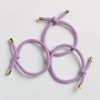 Elastic Hair Ties Elastics,Stretchy Rubber Bands,Pack of 12,Women Elastic Knotted Hair Rope Ponytail Holders for Women Girls(Light Purple)