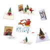 WESAPPINC 6PACK 3D Christmas Cards with Envelopes,Pop Up Christmas Cards New year Card(6PackChristmas card)…
