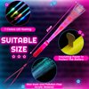 Zhanmai 24 Pieces Upgraded Glow Fiber Wands Sticks LED Light Wands Fiber Optic Wands LED Flashing Sticks Glow Flashing Wands Fiber Optic Wands for Wedding Party Favors(Multicolor)