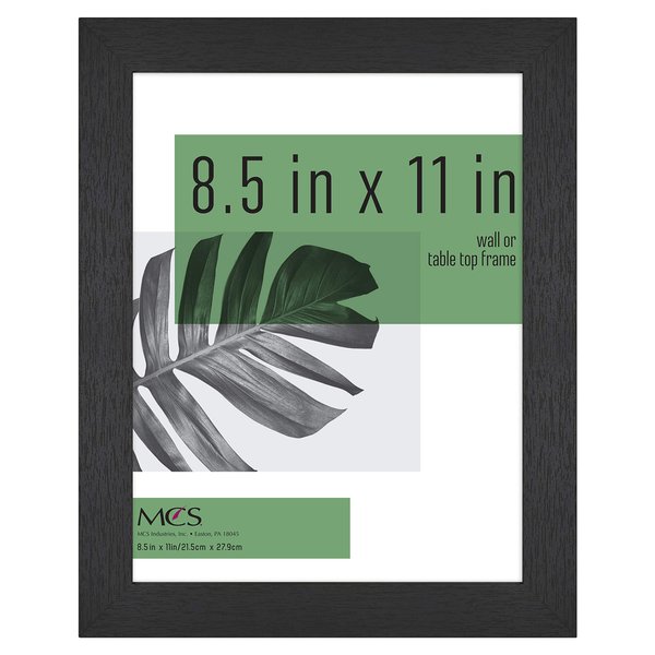 MCS Studio Document Frame, Gallery Wall Frame Fits 8.5 x 11 Diplomas, Documents & Certificates, Black Woodgrain, Single.