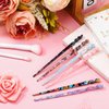6 Pcs Acetate Hair Stick Tortoise Shell Hairpin Chopstick Hair Accessories Leopard Print Hair Pin Retro Hairpins Disk Hair Stick Hair Styling Pin with Flannelette Bag for Women(Novel Patterns)