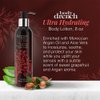 Body Drench Argan Oil Ultra Hydrating Body Lotion, Deep Moisturizer for Dry Skin, Non-Greasy Lightweight Formula, Skin Softening and Nourishing, 8 fl oz