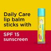 Carmex Daily Care Moisturizing Lip Balm Sticks, SPF 15, Cupcake Batter Flavor, 9 Count