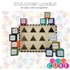Project Genius: Chroma Cube, A Colorful Logic Puzzle, 12 Colorful Wood Blocks, 25 Brainteaser Cards, Puzzle, Great Gift, 1 Player Game Logic