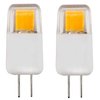 CBconcept UL Listed, G4 LED Light Bulb, 2 Pack, Epistar COB 1.7 Watt, Dimmable, 220 Lumen, Pure White 6000K, 360 degree Beam Angle, 12 Volt, 20W Equivalent, G4 Bi Pin Base Halogen Replacement Bulb
