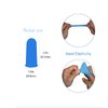 CONOVOZON Medium Disposable Nitrile Finger Cots, Anti-Static Non-allergenic Finger Protectors,Suitable for Beauty, Cleaning, Massage,Electronic Repair 100 pcs (Blue)