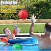 7 INCH Mini Basketball for Indoor Over Door Basketball Hoops, Soft 7" Rubber Small Basketball for Toddler Yard Beach Outdoor, PVC Pool Balls Sport Game for Adults & Kids Red (5 PCS with Pump)