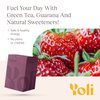 Yoli Passion Energy Drink Powder Mix - Natural Energy Drink Mix for Endurance and Stamina, 30 Packets - Berry