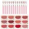 IYARKAI® Matte Lip Liner Pencil Set, 12 Colors Smooth Lip Liner Set, Matte Velvet Lipstick Pen, Smudge-proof and Waterproof, Long Lasting Fade Resistant, for Daily Travel Party Work