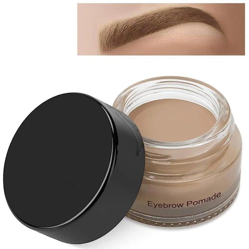 Eyebrow Pomade - Waterproof Brow Pomade for Long-lasting Results,Smudge Proof and Sweat Resistant Formula,Natural Eyebrow Makeup for All Skin Types and Tones (2#brown)