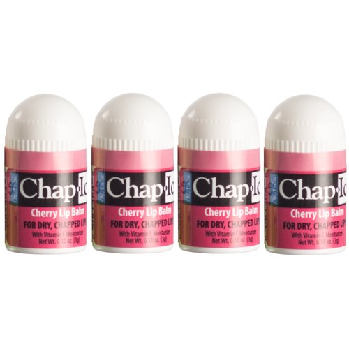 Lot of 4 Oralabs Chap Ice Cherry Lip Balm Mini Cute Bonus Pack …