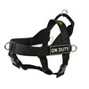 DT Universal No Pull Dog Harness, On Duty, Black, Small, Fits Girth Size: 24-Inch to 27-Inch
