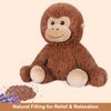 Suzzipals Monkey Stuffed Animals, Microwavable Stuffed Animals Lavender Scented, Monkey Plush Heating Pads for Cramps & Pain relief, Anxiety, Stress Relief, Stuffed Monkey Toy, Monkey Gifts Boys Girls