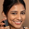 RUBY'S ORGANICS Liquid Foundation | Waterproof Full Coverage Long Lasting | Matte & Poreless, Full Coverage Blendable Normal to Oily Skin | Paraben and Synthetic Free| Shade M02, 30ml