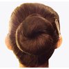 Invisible Hair Nets 6pcs ROCST Elastic for Women Bun (55 cm, Black)