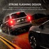 FANTELI 3157 LED Bulb Flashing Brake Lights, 300% Brighter 3156 3047 3057 3457 4157 4057 Plug and Play Strobe Blinking LED Stop Tail Lights, Brilliant Red