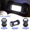 Led Camping Lantern Rechargeable, Camping Flashlight 1500LM, 8 Light Modes, Camping Lights 4800 Capacity USB Power Bank, Portable Bright Flash Light for Emergencies, Power Outages, Hurricane, Hiking