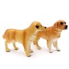 Gemini&Genius Dog Toys for Kids, Golden Retriever Family Playset, Detail and Realistic Puppy Action Figures, Pet Doggy Toys, 2-4 Inches Length - Baby Shower Cake Toppers or Toy Gifts for Kids