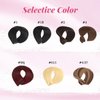 Real Hair Extensions Human Hair Double Weft Handmade Straight Soft Hair 100% Remy Virgin Human Hair 8pcs 65/pack Hair Dark Brown Straight Human Hair Clip In Hair Extensions 16inch