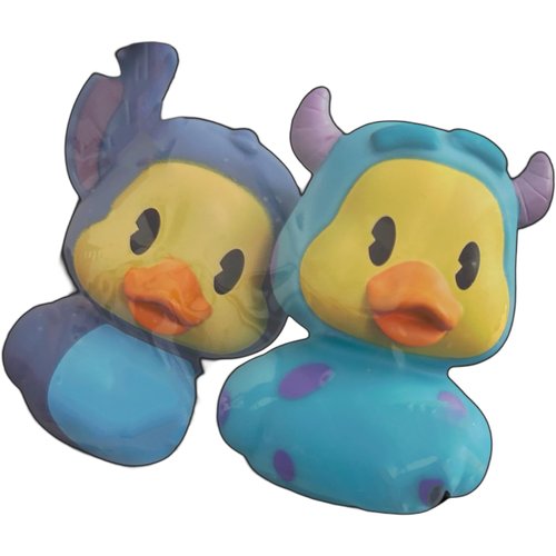 Just Play Rubber Ducks - Duckalooz, Stich and Sully, Bath Toys