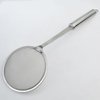 cnomg Stainless Steel Skimmer Strainer,Stainless Steel Fat Skimmer Spoon Fine Mesh Food Strainer for Grease, Gravy and Foam with Long Handle