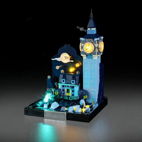 Mililier LED Light Kit for Lego 43232 Peter Pan & Wendy's Flight Over London Set, Compatible with Lego 43232 Building Blocks Model(Not Include Blocks Set)