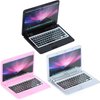 3 Pcs Coforful 1:12 Mini Laptop Set Dollhouse Mini Laptop Scene Miniatures Computer Simulation Notebook Lap Dolls House Furniture Doll Accessories